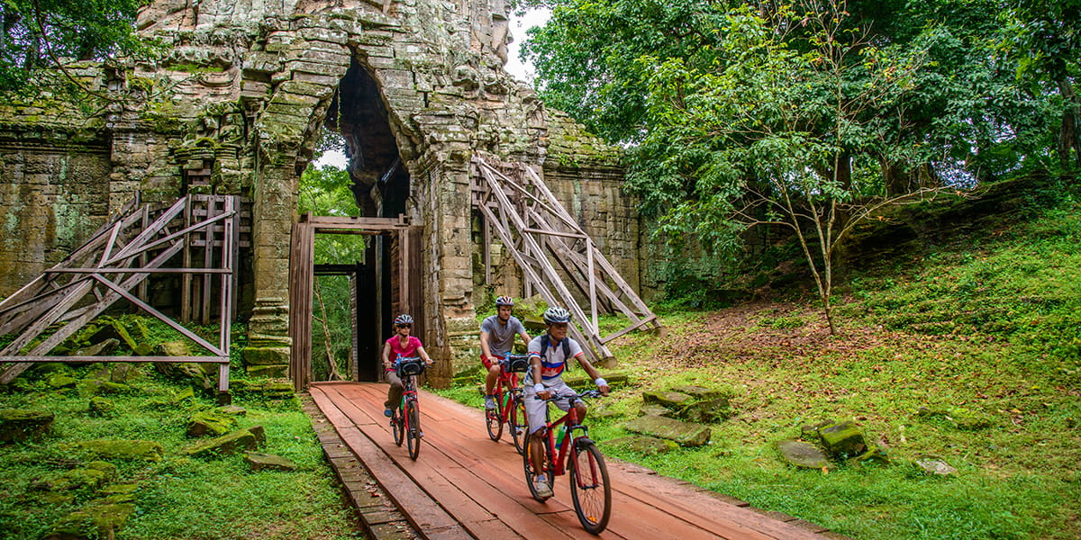 bike angkor temple