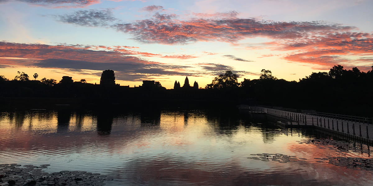 Angkor sunrise discovery