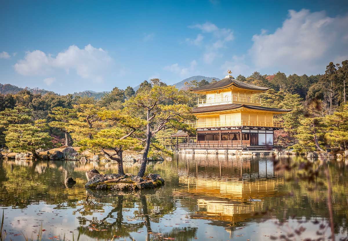 Things to see in Kyoto - Kinkaku-ji temple Golden pavilion