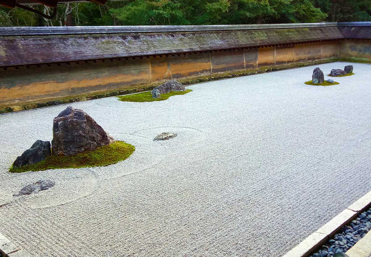 Things to see in Kyoto - Ryoanji-temple and its Zen garden