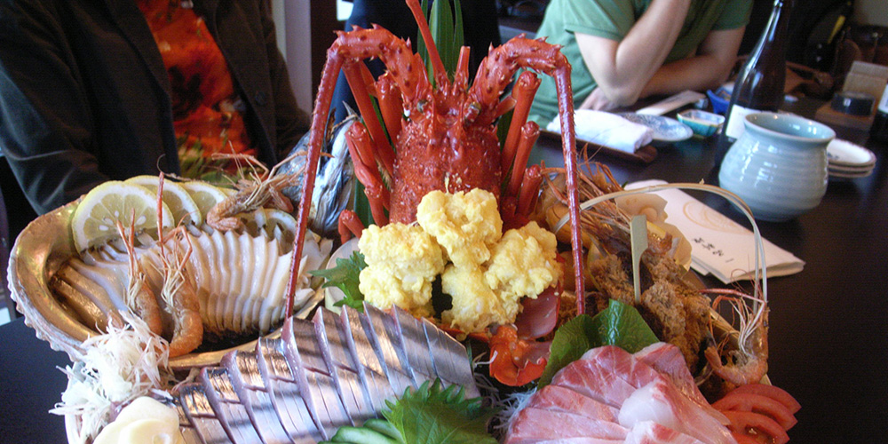Seafood platter Sawachi Ryori