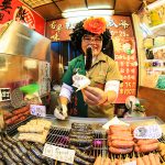 Wild Street food vendor in Taiwan
