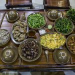 Table of local foods in Vietnam