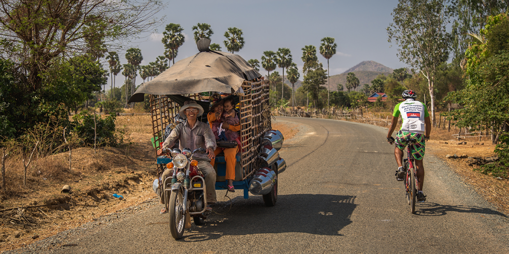 Unique traffic only found in Cambodia