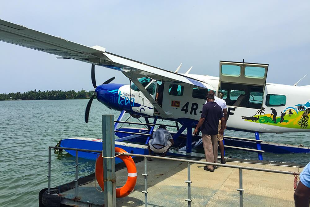 Memories of the sea plane in Sri Lanka