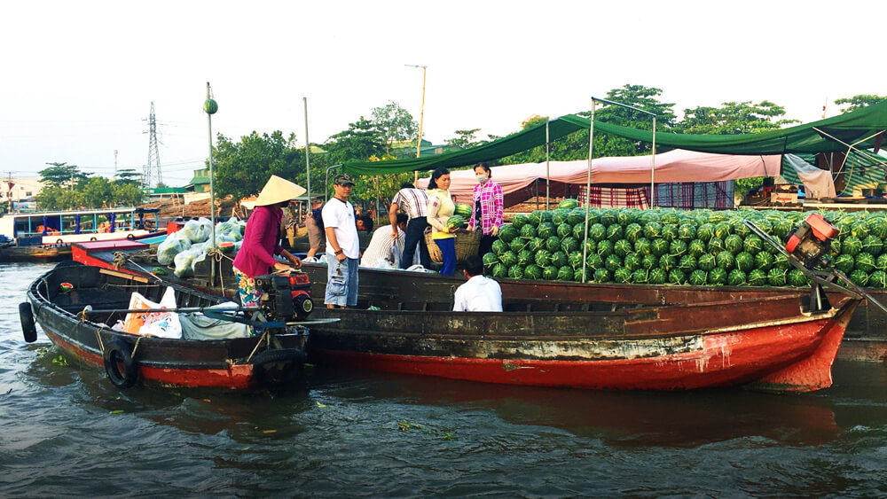 Mekong Delta, floating market