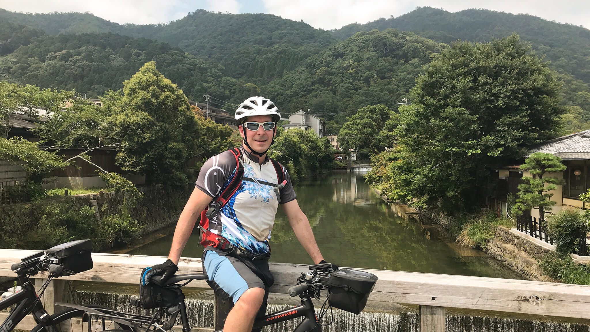 On tour cycling Kyoto