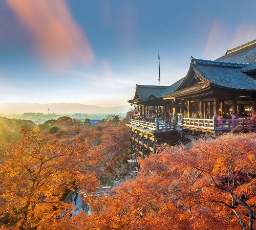 Kyoto Autumn Skyline