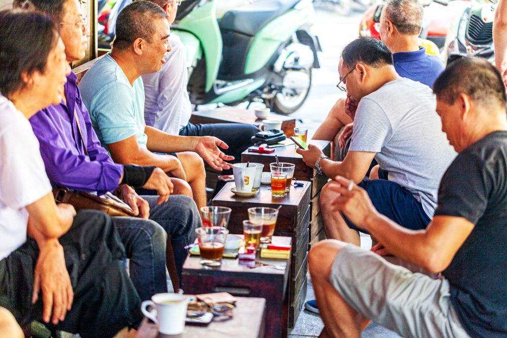 Street Cafe in Vietnam