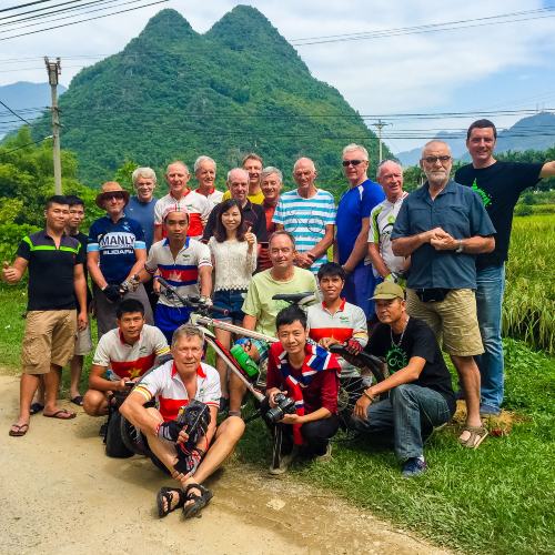 Tour Group in North Vietnam