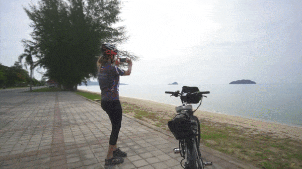Gif of cycling south Thailand