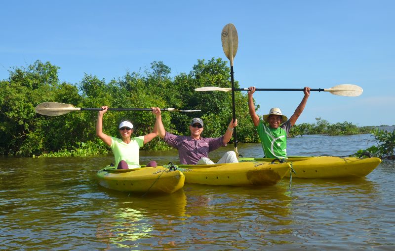 Kayaking tour in Cambodia