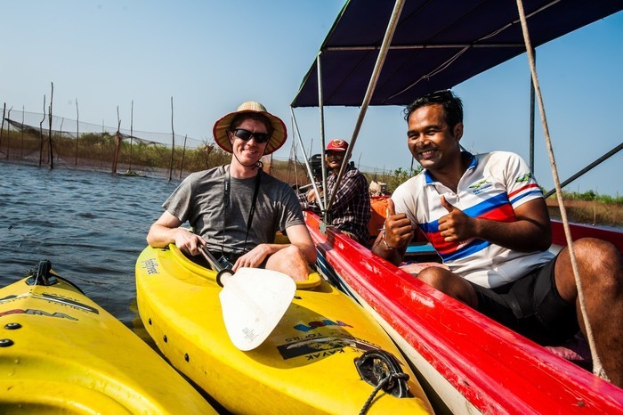 Kayaking trip in Cambodia
